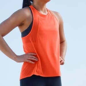 Women’s Athleta Ultimate Hybrid Tank | Size Large – Acapulco Orange
